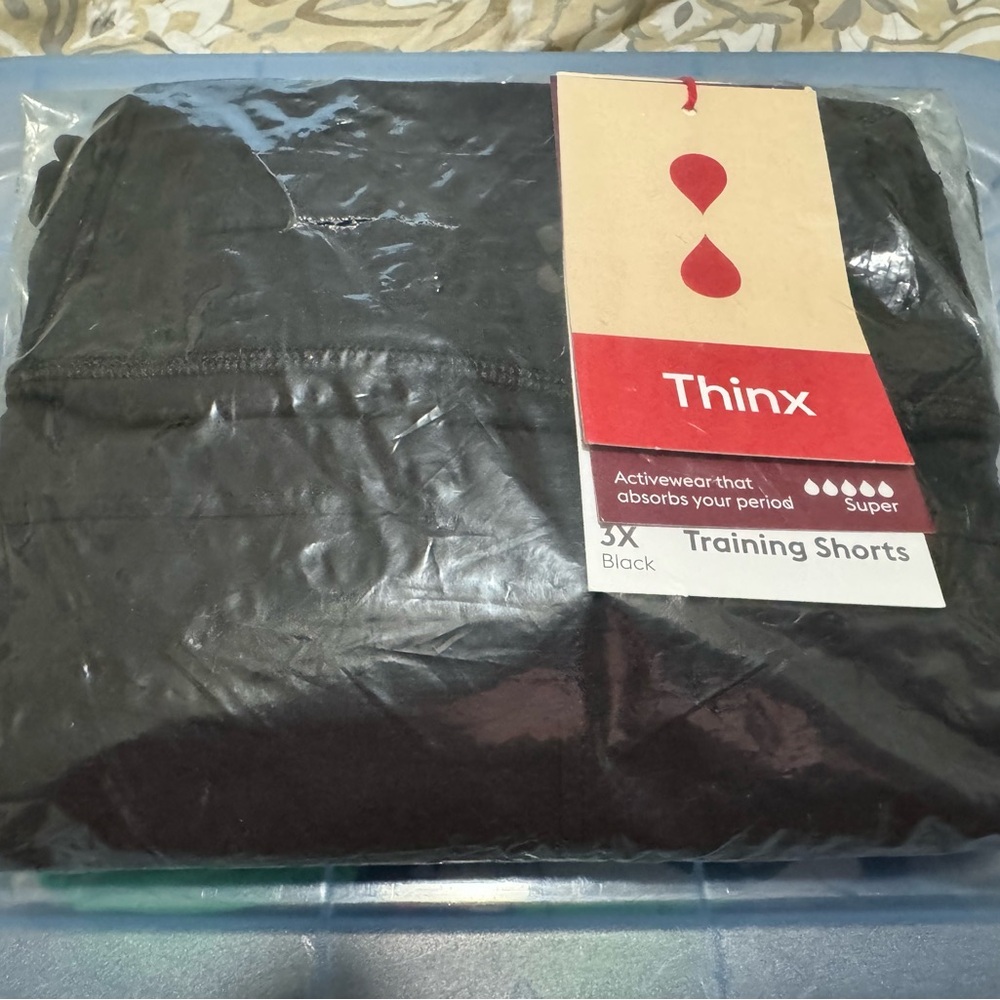 NEW Thinx Training Shorts with Built In Underwear 3X